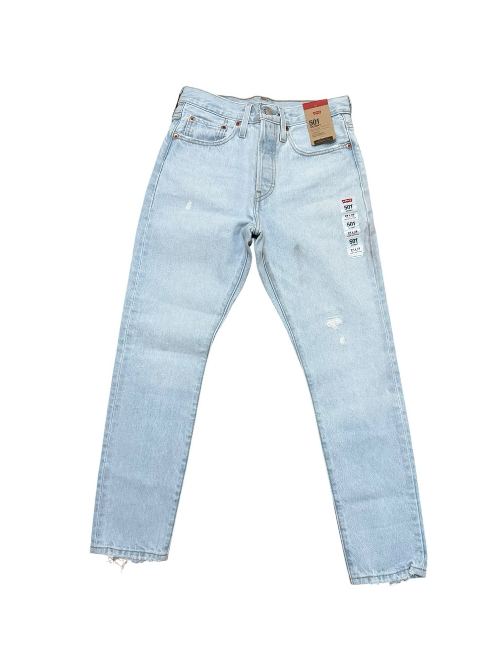 Levi's 501 Women's Skinny Jeans in Light Blue